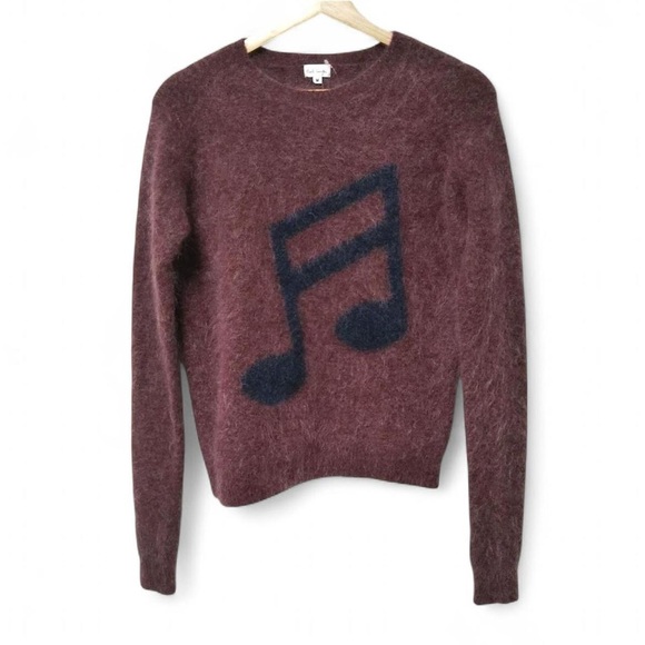 Paul Smith Maroon Sweater with Navy Music Note - Picture 1 of 8